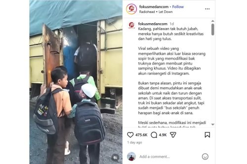 Viral Truk Disulap Jadi Bus Sekolah, Pakar Ingatkan Bahaya Keselamatan