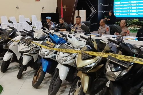 Barang Bukti Motor Curian yang Ditemukan Polisi Disimpan di Mana?