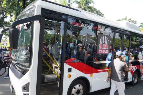 Pemkab Bogor Luncurkan Dua Unit Bus Listrik Baru, Masih Gratis