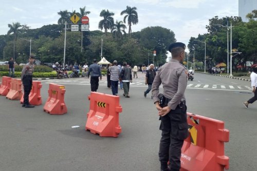 Peringatan Hari Bhayangkara di Monas, Cek Pengalihan Arus Lalu Lintas