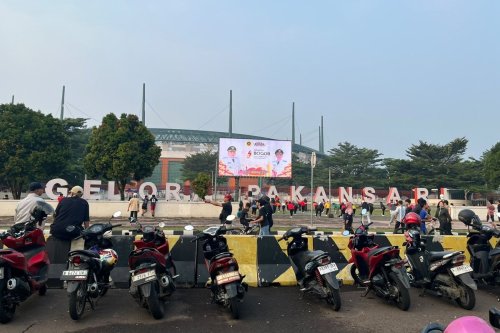 Indonesia vs Kamboja: Ada Pengaturan Lalu Lintas di Pakansari