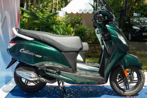 TVS Callisto 125 Emerald Green Meluncur Rp 22,5 Juta