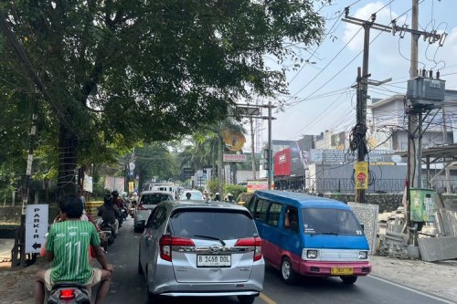 Terkenal Kawasan Macet, Ini Sejarah Tugu Batu di Sawangan