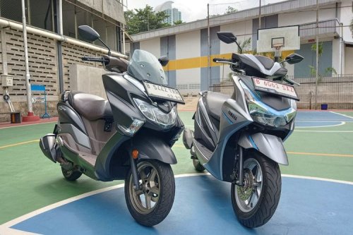 Suzuki , Yamaha, Adu Fitur Suzuki Burgman Street 125EX Vs Yamaha FreeGo 125