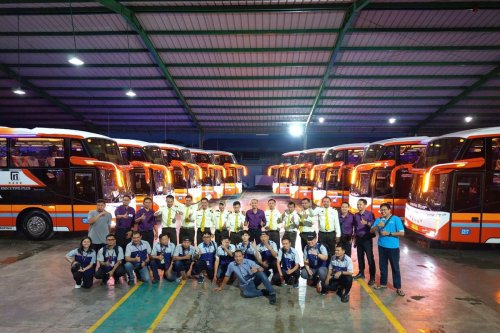 10 Bus Baru PO Rosalia Indah, Bodi Skylander R25 buat Rute Sumatera