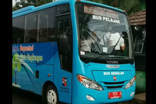 Bus Sekolah Bakal Jadi Angkutan Umum di Bogor