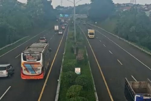 Update Lalu Lintas di Tol Trans Jawa Jelang Malam Pergantian Tahun