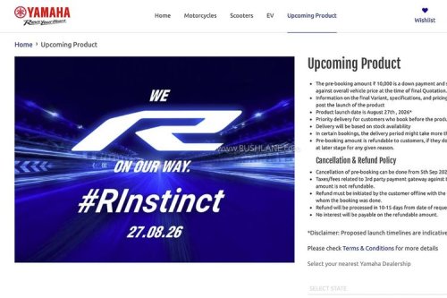Yamaha, Yamaha Buka Pemesanan Motor Sport Baru, R2?