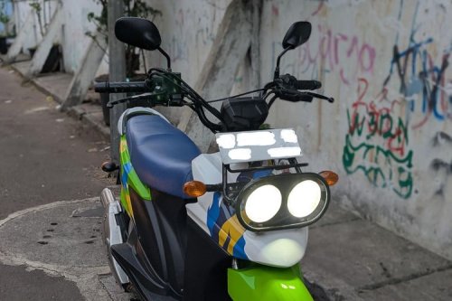 Suzuki , Kawasaki, Suzuki Nex FI Tampil Nyentrik: Terinspirasi Kawasaki KSR-II
