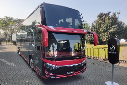 Inovasi Karoseri Laksana, Bus Tingkat Bisa Masuk ke Kapal Feri