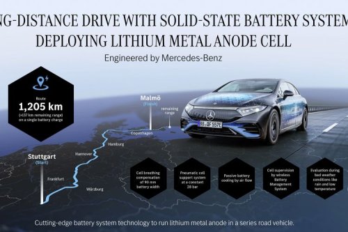 Mercedes-Benz, Mercedes-Benz EQS, Mercedes-Benz EQS Uji Coba Baterai Solid-State Jarak 1205 km