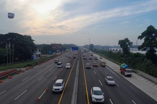 Update Arus Balik: Contraflow KM 70-47 Arah Jakarta Diberlakukan