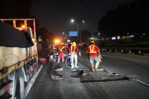 Awas Macet, Ada Rekonstruksi Jalan di Ruas Tol JORR