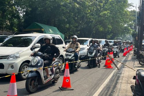 Ada Jalan Ambles, Begini Rekayasa Lalu Lintas di Lenteng Agung