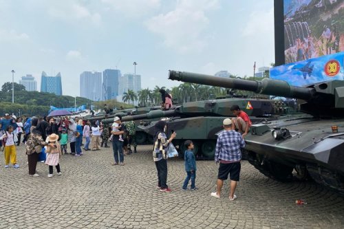 Lihat Canggihnya Alutsista dalam Acara HUT TNI di Monas