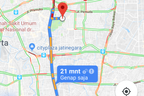 Cara Mudah Cek Jalur Ganjil Genap Jakarta Pakai Google Maps