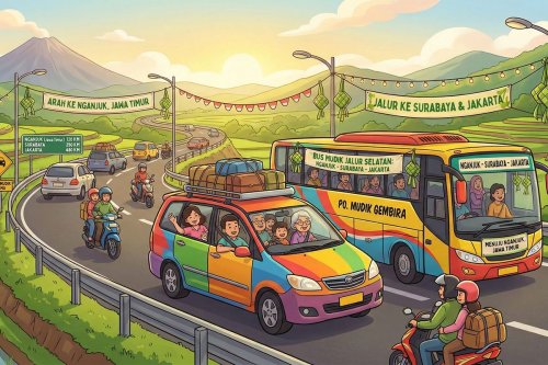 Tips Aman Naik Bus AKAP Saat Mudik Lebaran