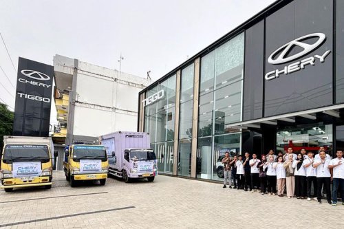 Chery Salurkan Bantuan Rp 1 Miliar ke Tiga Provinsi