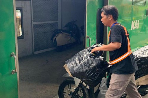 Kemenhub Sebut Angkutan Motor Gratis via Kereta Lampaui Target