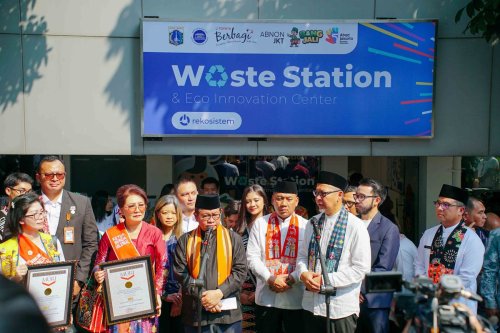 Toyota Bangun Waste Station di Balai Kota DKI Jakarta