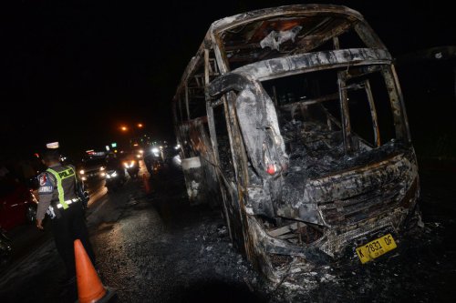 KNKT Ungkap Penyebab Kebakaran Bus yang Mengejutkan