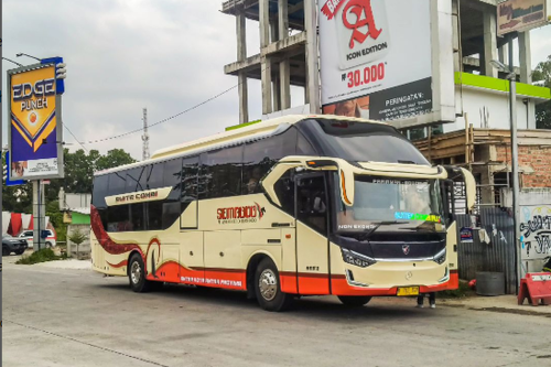 Berbagai Karoseri dengan Bodi Bus Kombinasi, Sleeper dan Bangku Biasa
