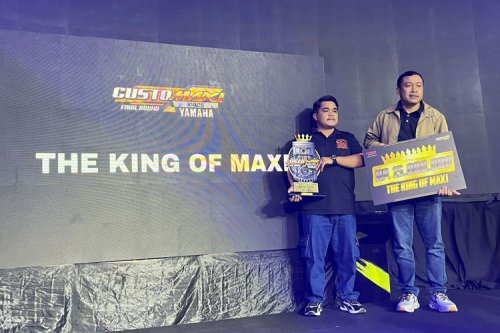 King CustoMAXI 2025, Yamaha XMAX Hedon dengan Emblem Emas 18 Karat