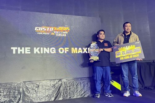 Yamaha, King CustoMAXI 2025, Yamaha XMAX Hedon dengan Emblem Emas 18 Karat