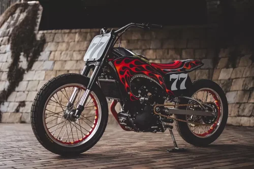 Modifikasi Guerrilla 450: Flat Tracker Gahar