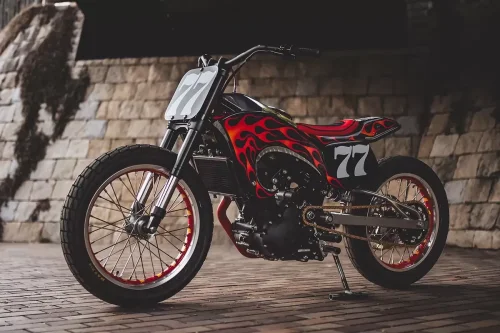 Modifikasi Guerrilla 450: Flat Tracker Gahar