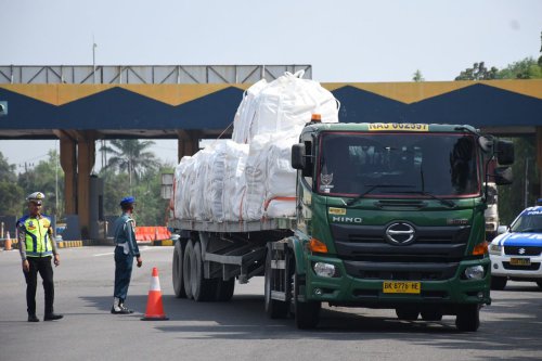 Puluhan Truk ODOL Ditindak di Tol Belawan–Medan
