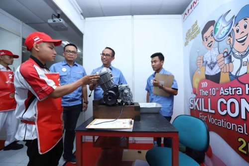 AHM Siapkan Calon Teknisi Terbaik Sejak Bangku SMK