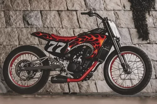 Modifikasi Guerrilla 450: Flat Tracker Gahar