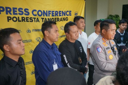 Polisi Amankan Puluhan Mata Elang Usai Aksi Cegat Motor Viral di Tangerang