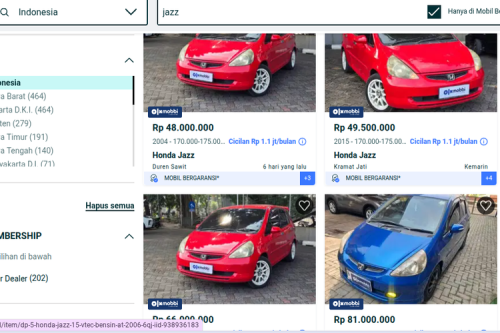 Honda, Honda Jazz, Dijual Mulai Rp 50 Jutaan, Ini Masalah Umum Honda Jazz yang Wajib Diketahui