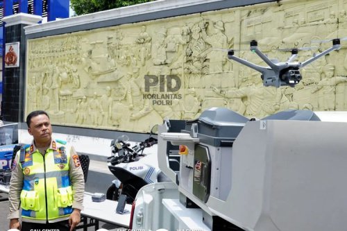 ETLE Drone Kawal Mudik Lebaran, Pantau Kemacetan Secara Langsung