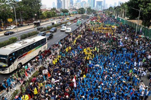Video Ratusan Bus ke Jakarta Ternyata Rombongan Wisata Bukan Demo