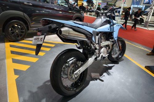 Suzuki , Suzuki Pamerkan DR-Z4SM di IIMS 2026, Supermoto 400 cc