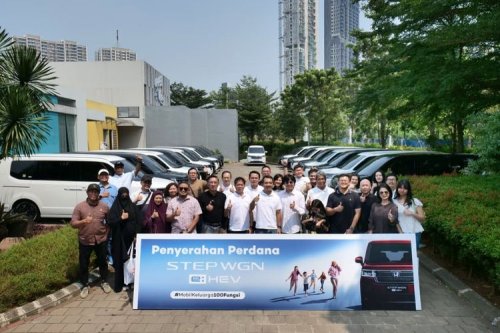 Honda, Honda e, 20 Unit Perdana Honda Step WGN e:HEV Diserahkan di GIIAS 2025