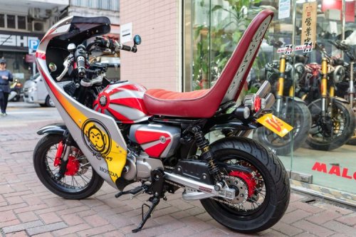 Monkey 125 Disulap K-Wins Jadi Motor Bosozoku Jepang