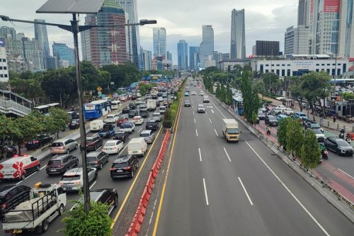 Awal Arus Balik, Kondisi Lalu Lintas Jakarta Masih Relatif Sepi