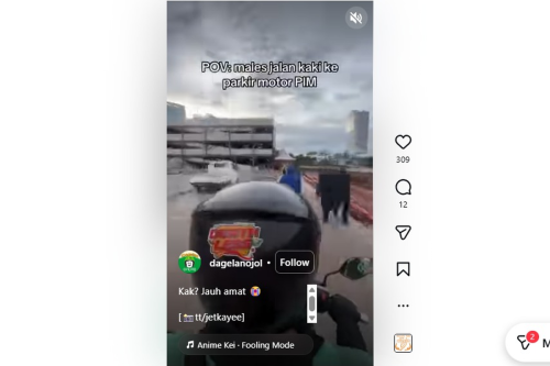 Viral Parkir Motor PIM Jauh dari Mal, Ini Kata Asosiasi Parkir
