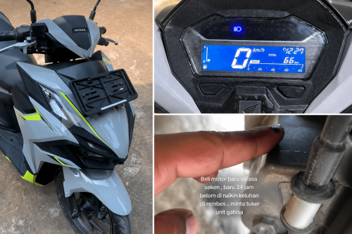 Viral Honda Vario Evo 160 Baru Sehari Sudah Rembes Oli, Ini Respon AHM