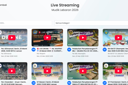 Pantau Arus Mudik dan Balik 2026 Lewat Kanal Khusus Kemenhub