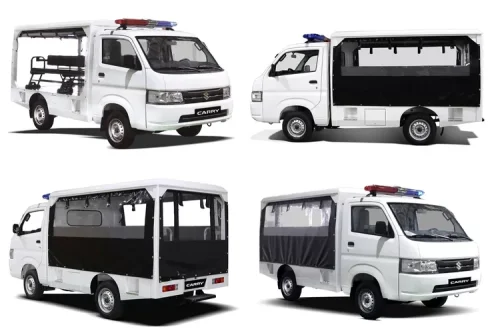 Suzuki , Suzuki Carry, Suzuki Carry Disulap Jadi Mobil Patroli, Ini Ubahan dan Spesifikasinya