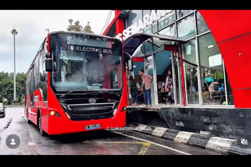 VKTR & Laksana Kolaborasi Rilis Bus Listrik untuk Trans Semarang