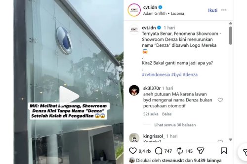 Logo Diler Denza Berubah, BYD Bantah Ganti Nama Jadi Danza
