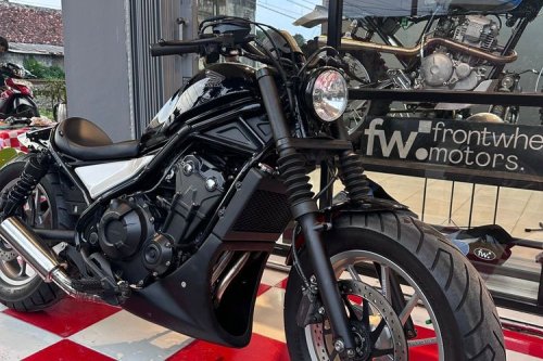 Modifikasi Honda Rebel 500 ala Frontwheel Motors: Simpel Gaya Bobber