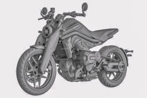 Motor Naked Benda dengan Mesin Boxer 250cc, Bocoran Paten Terungkap