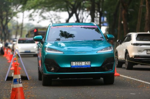 Test Drive, Test Drive Singkat SUV Listrik Lepas E4 di GIIAS 2026